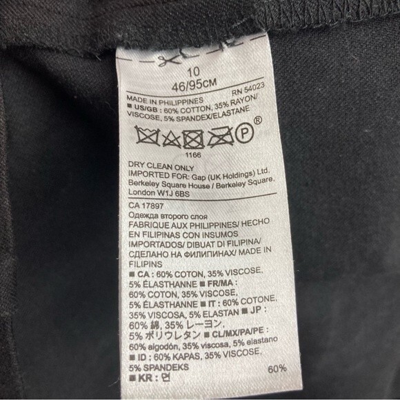 Banana Republic Bi-Stretch Pleat Dress Size 10 Black Wedding Party Zipper Classy - Picture 13 of 15